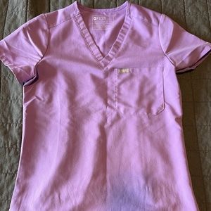 Figs Catarina top + Zamora jogger bottom in lilac dawn